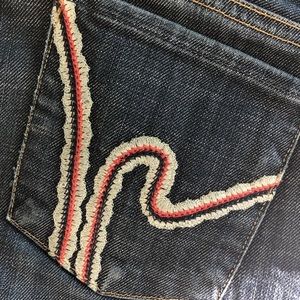 Cute pocket Citzens of Humanity flare blue jeans